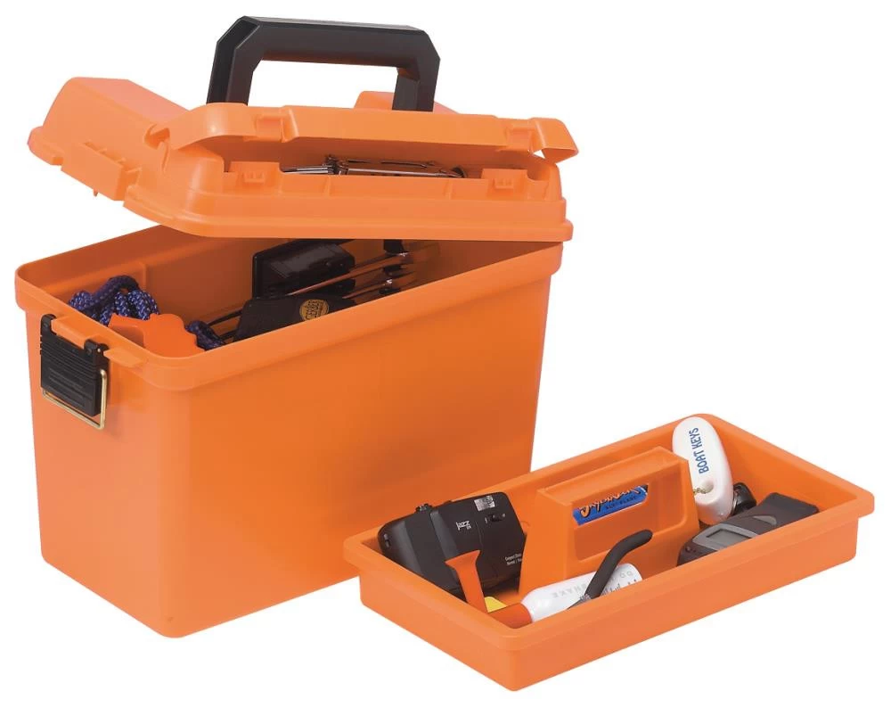 PLANO Emergency Supply Box With Tray Orange - 181250