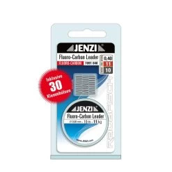 Jenzi Fluorocarbon Vorfachschnur Inkl. Klemm-Hülsen