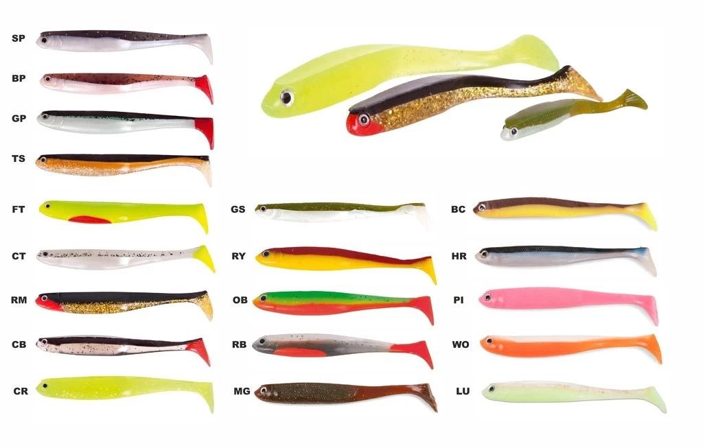 Iron Claw Slim Jim - Schlanker Gummifisch 16cm – Bild 2