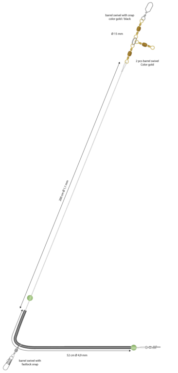 MIKADO Norway Quest 18 - Tiefsee-Vorfach-System