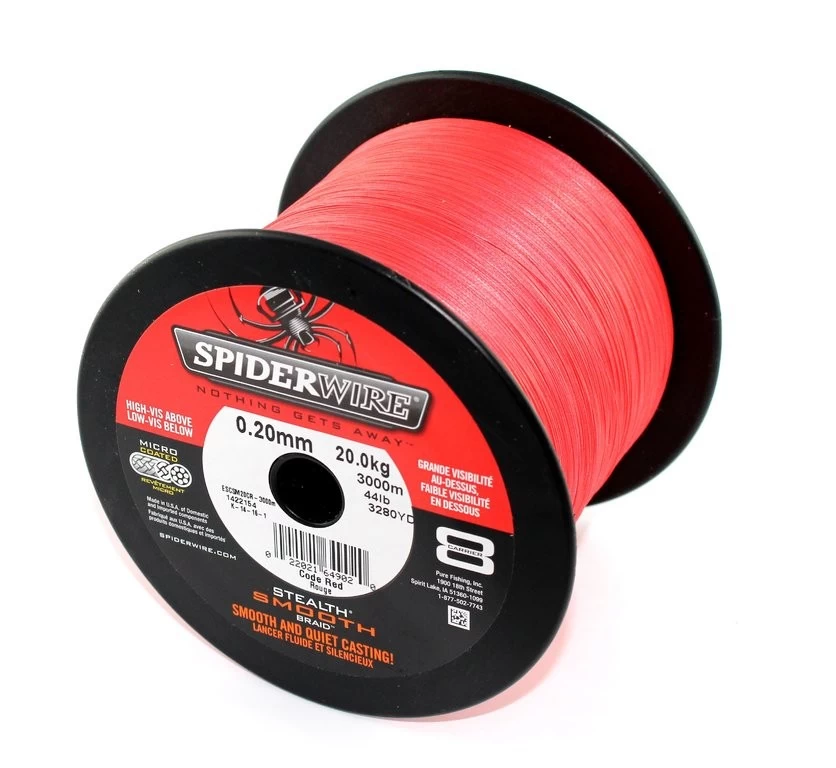 SPIDERWIRE Stealth Smooth 8 Red - 8-fach Geflochtene â Bild 2