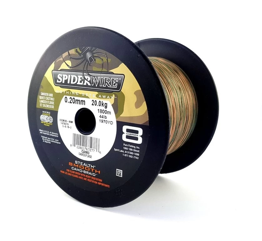 SPIDERWIRE Stealth Smooth 8 Camo - Von Der Großspule – Bild 6