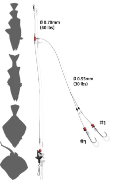 Zebco Wishbone Surf Rig - Brandungsvorfach